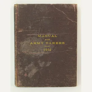 WW1 Manual for Army Bakers 1916