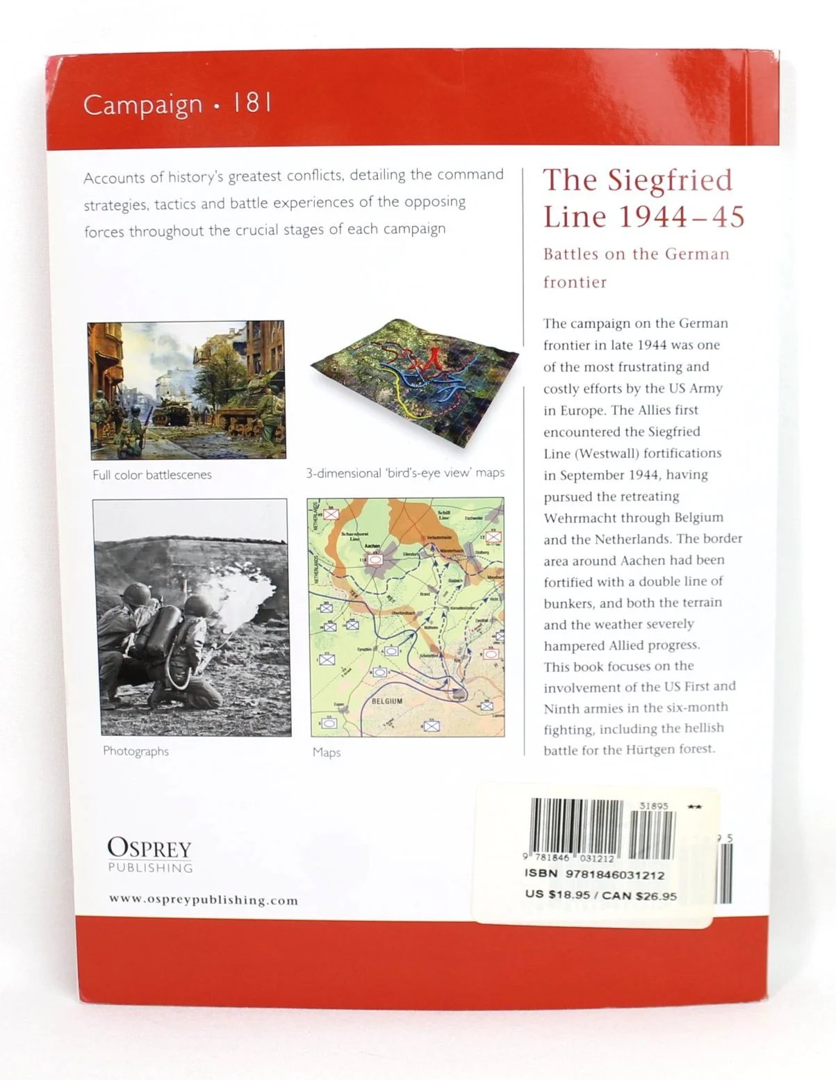 Campaign 181- The Siefried Line1944-45: Battles on the German Frontier by Steven J Zaloga — image 2