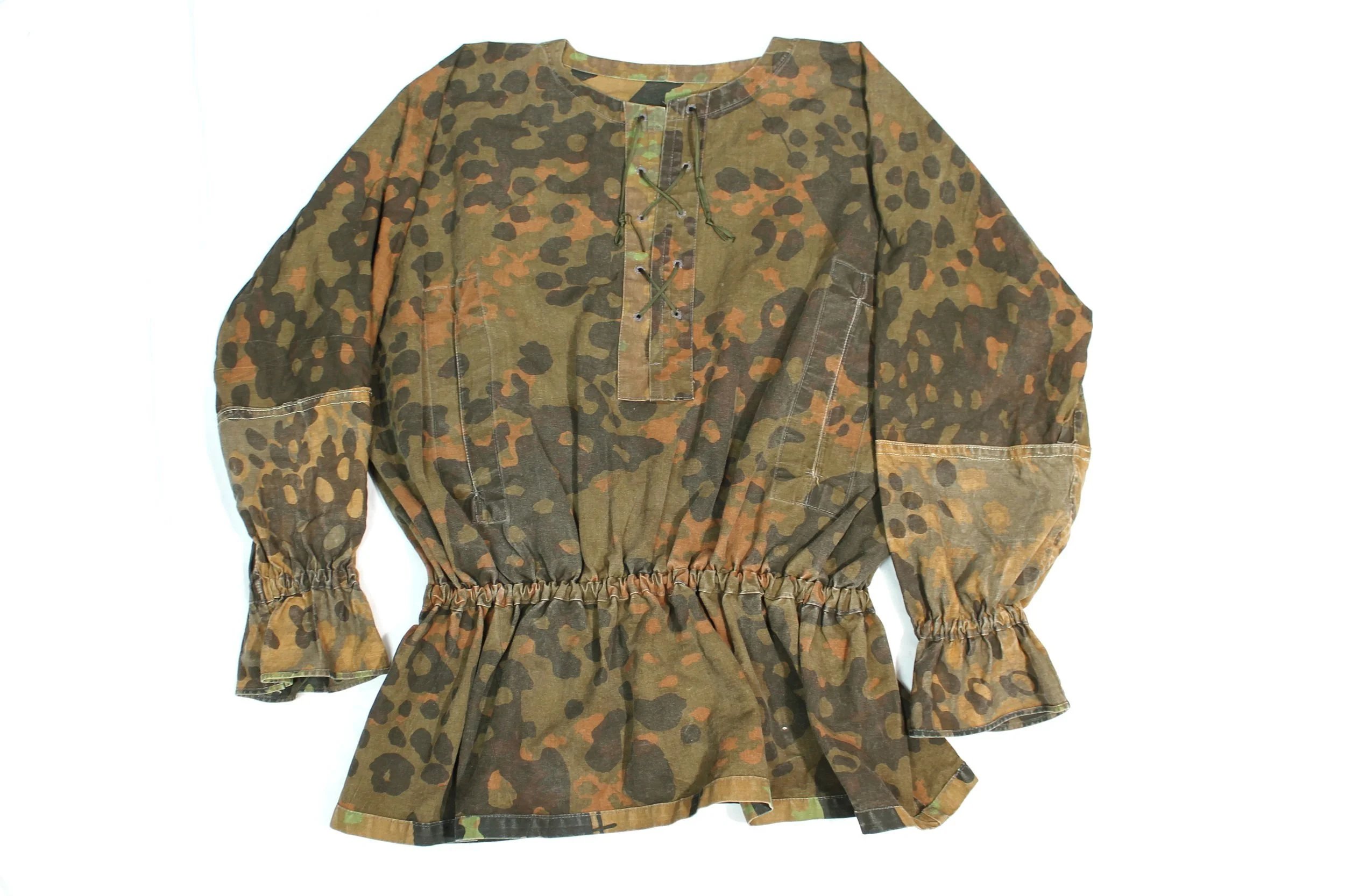 Reproduction Custom One Of a Kind Mixed Sleeves SM Wholesale Waffen SS Type I Late 3/4 Overprint camouflage Variant Smock With Late 5/6 Overprint Sleeves — image 2