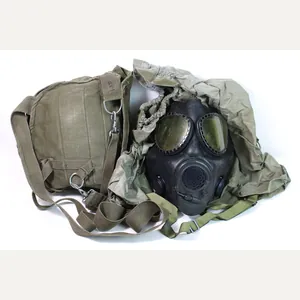 Vietnam War M17 Gas Mask Set, Mask ,Hood And Bag