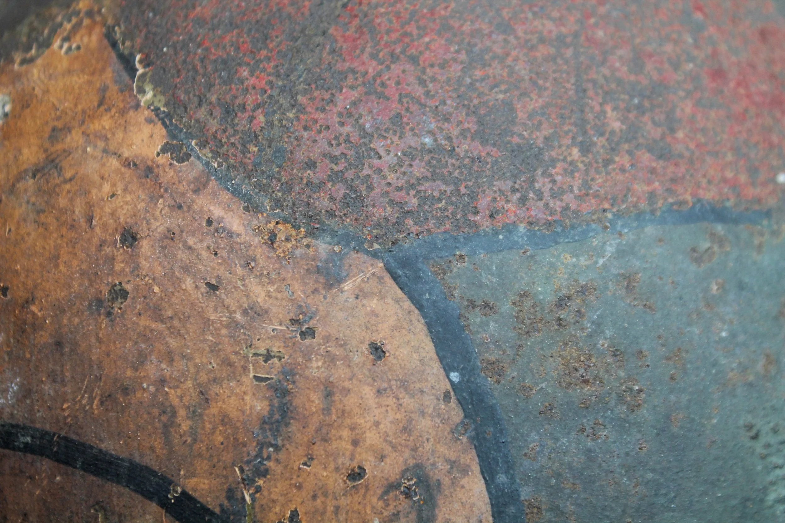 WW1 US Original Camouflage British Made Brodie Helmet — image 11