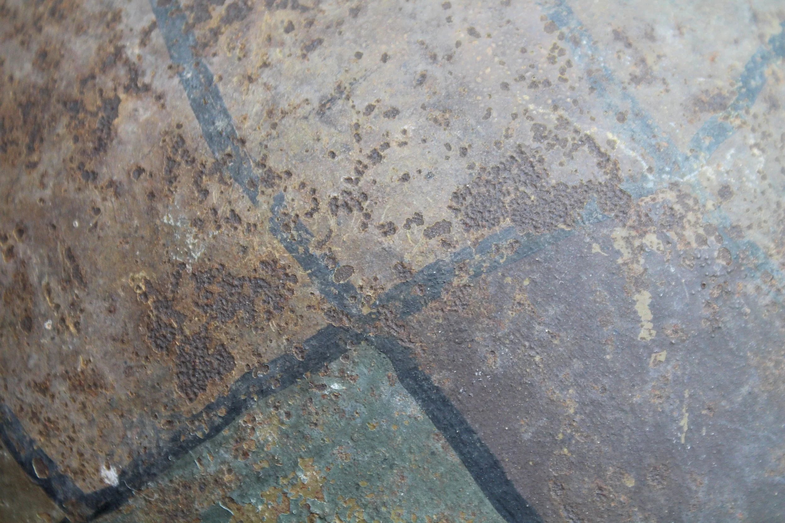 WW1 US Original Camouflage British Made Brodie Helmet — image 12