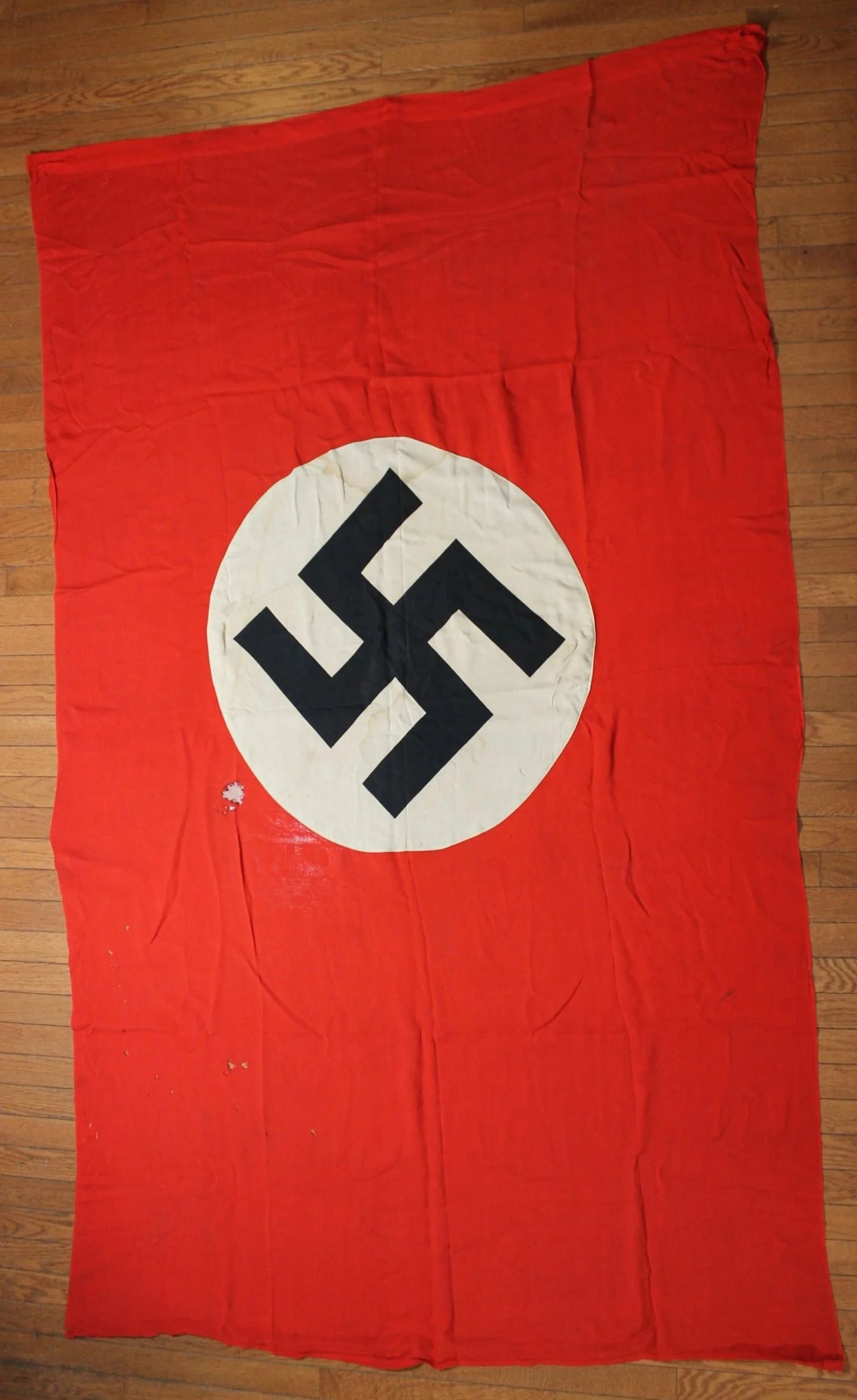 WW2 German Original Large NSDAP Swastika Banner — image 2