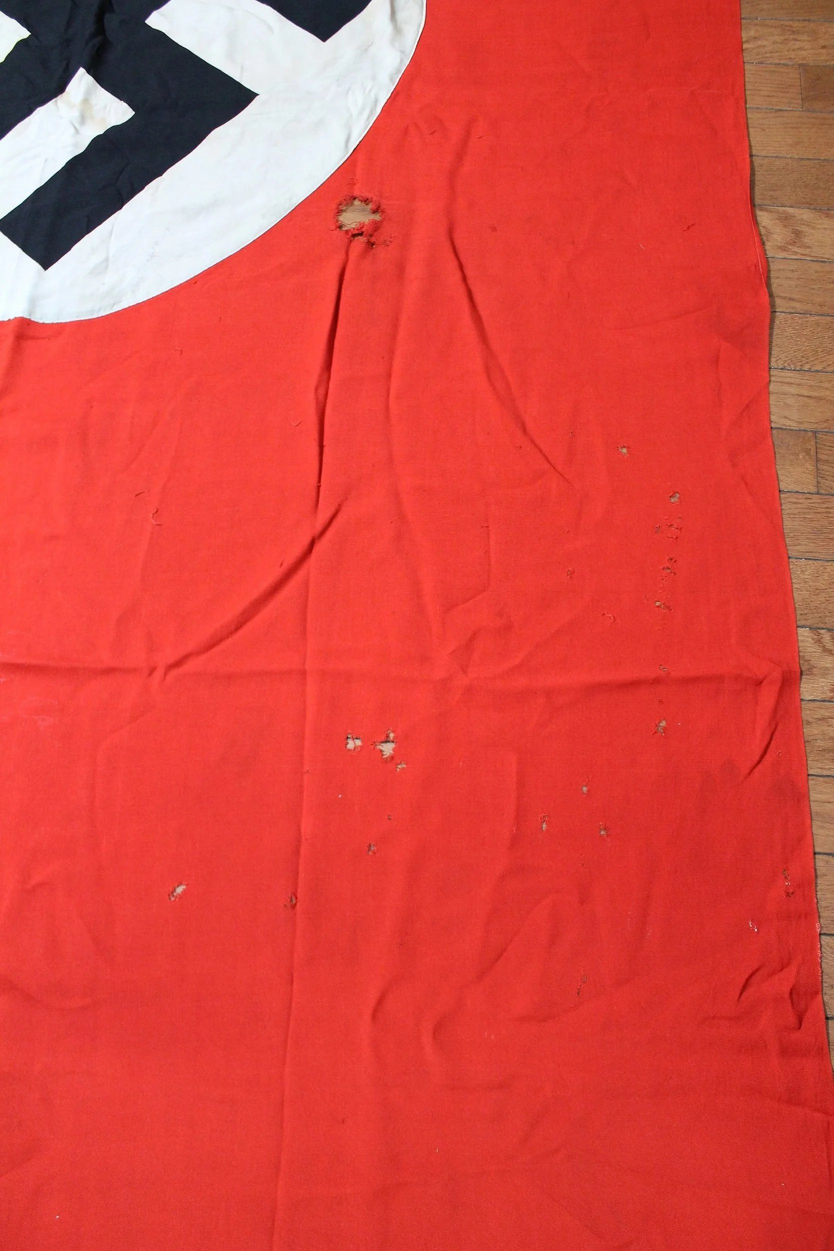 WW2 German Original Large NSDAP Swastika Banner — image 3