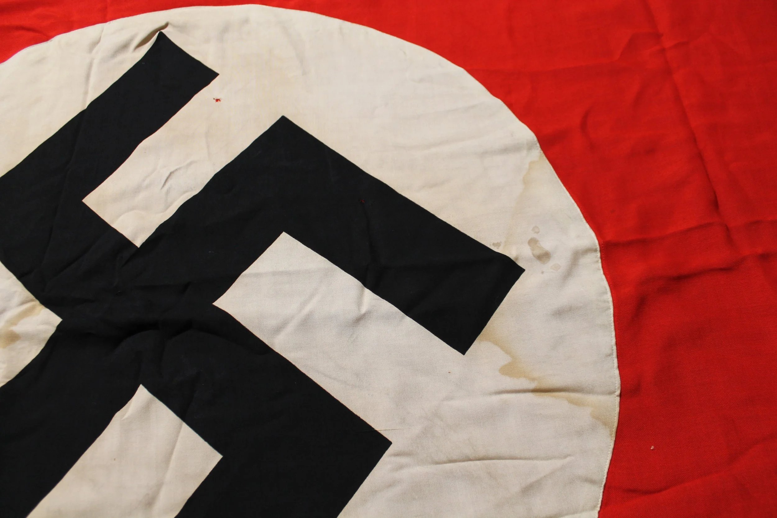 WW2 German Original Large NSDAP Swastika Banner — image 5