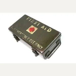 WW2 US Army Jeep Vehicle Emergency First Aid Kit Metal …