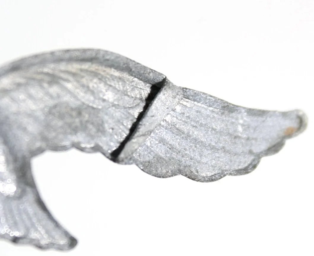 WW2 German Original Luftwaffe Visor Cap Eagle — image 3