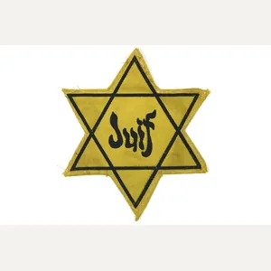 WWII Reproduction Nazi French 'Juif' (Jew) Yellow Star