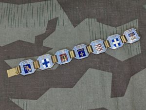 Enamel France Souvenir Bracelet