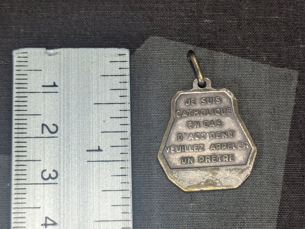 French Catholic Saint Christopher Charm — image 2