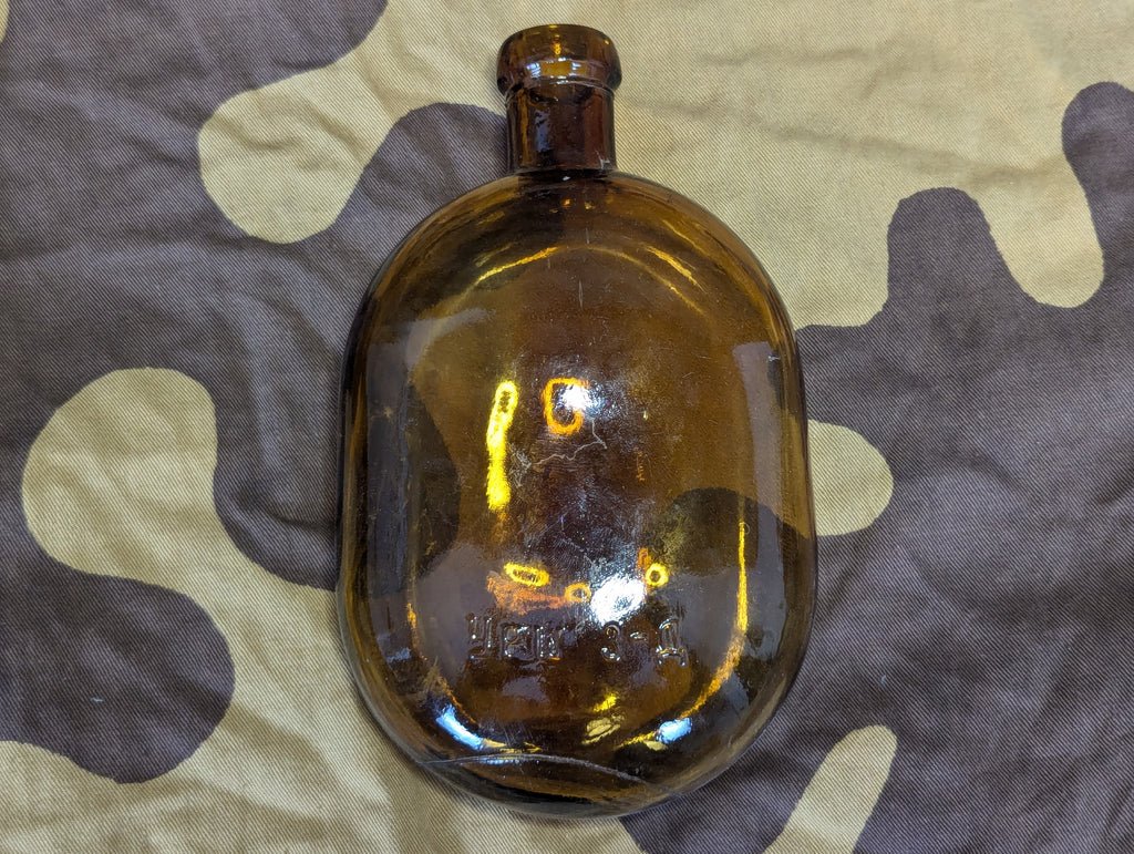 Original Soviet RKKA Glass Canteen Bottle — image 3