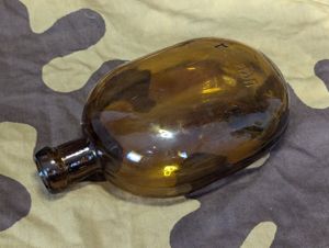 Original Soviet RKKA Glass Canteen Bottle