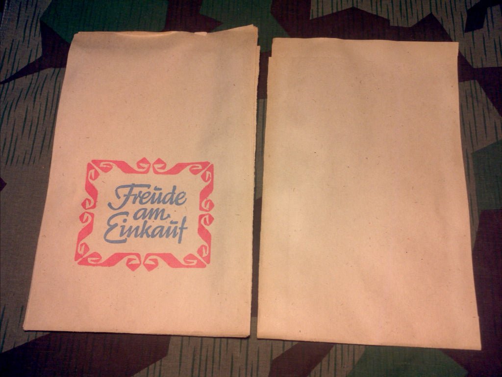'Freude am Einkauf' Period Paper Shopping Bags (Lot of 10) — image 3