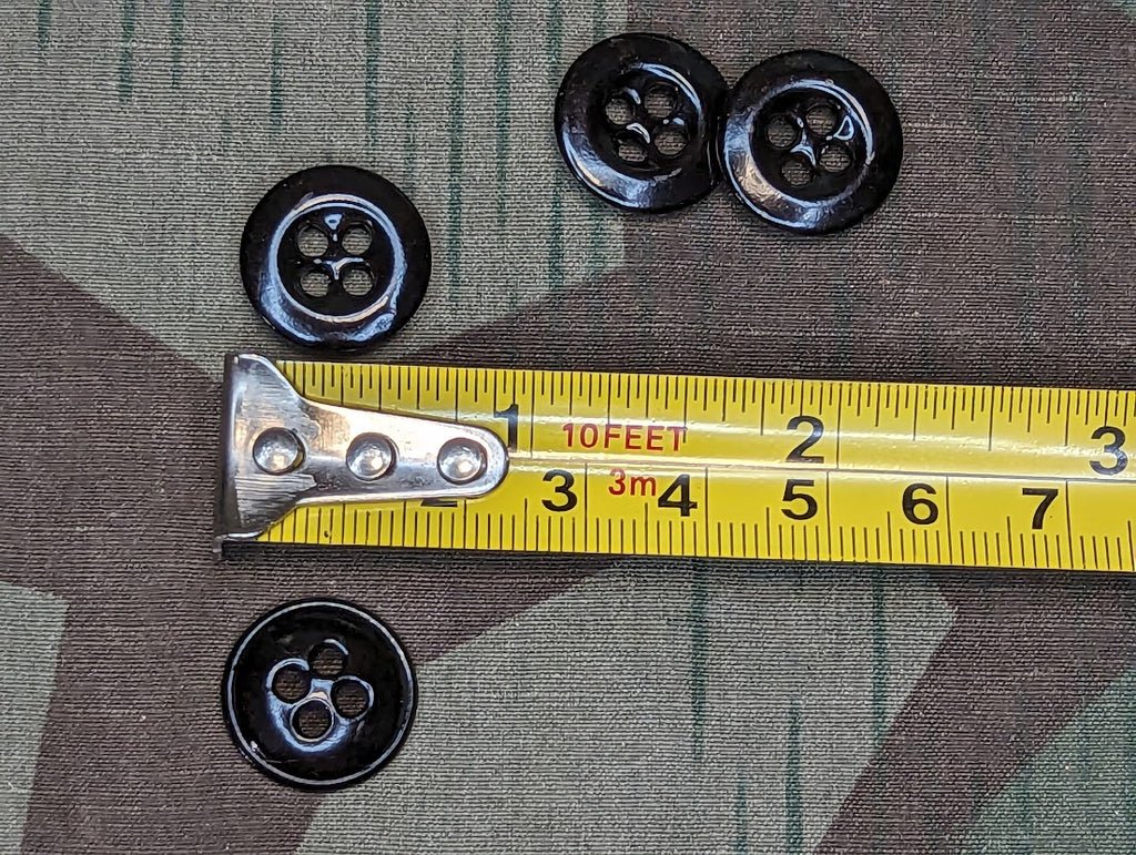 Original Lux Prym Steel Trouser Buttons 17mm (Lot of 5) — image 3