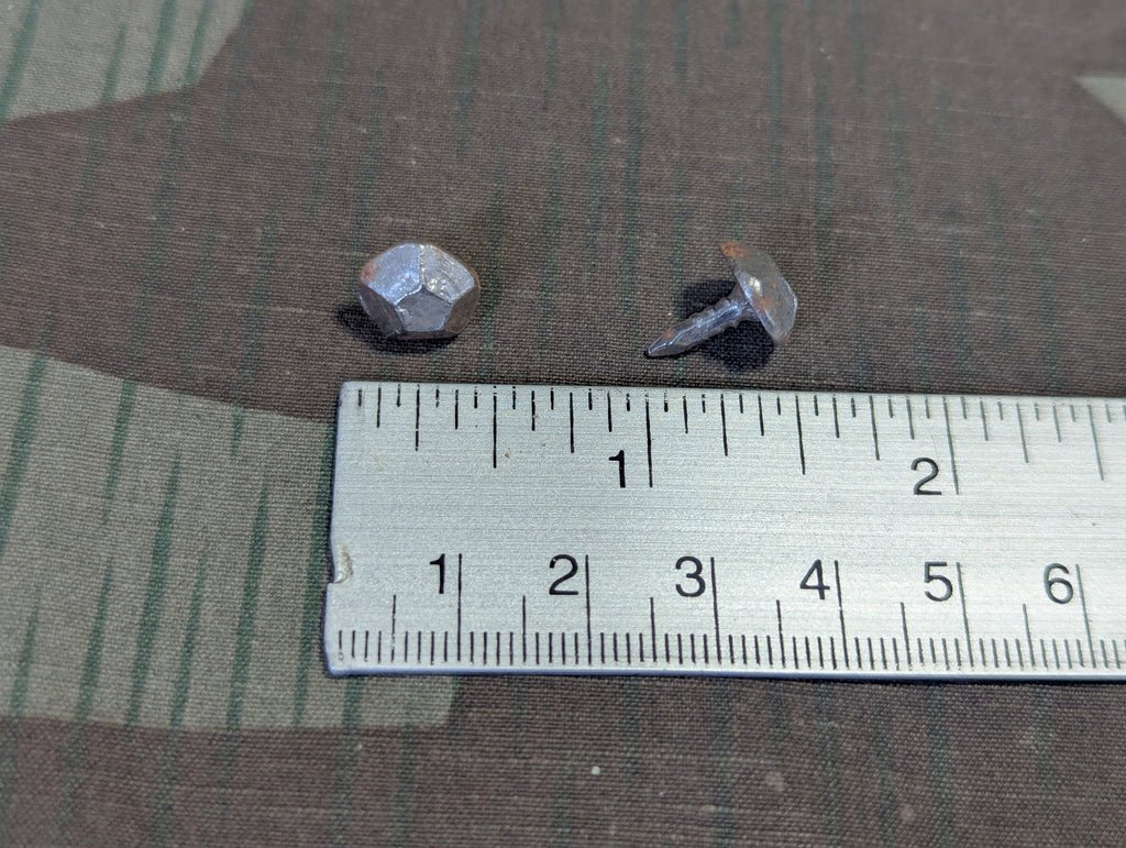 Original Wehrmacht 6-Sided Hobnails (Set of 20) — image 2