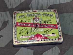 Original Turkish Atikah Tin for 48 Cigarettes