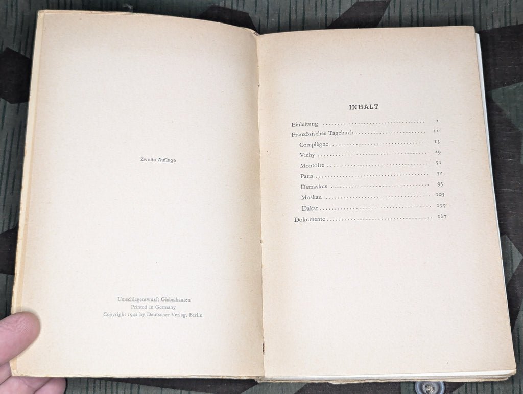 Between Paris and Vichy Book 1942 — image 5