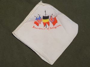 Belgium Allied Flags Hankie