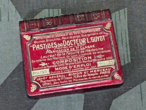 French Cough Drops Tin Docteur L. Guyot