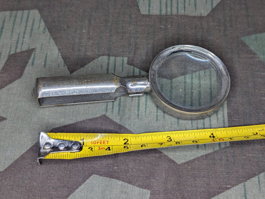 French Folding Pocket Magnifying Glass Map Case Accessory — image 3