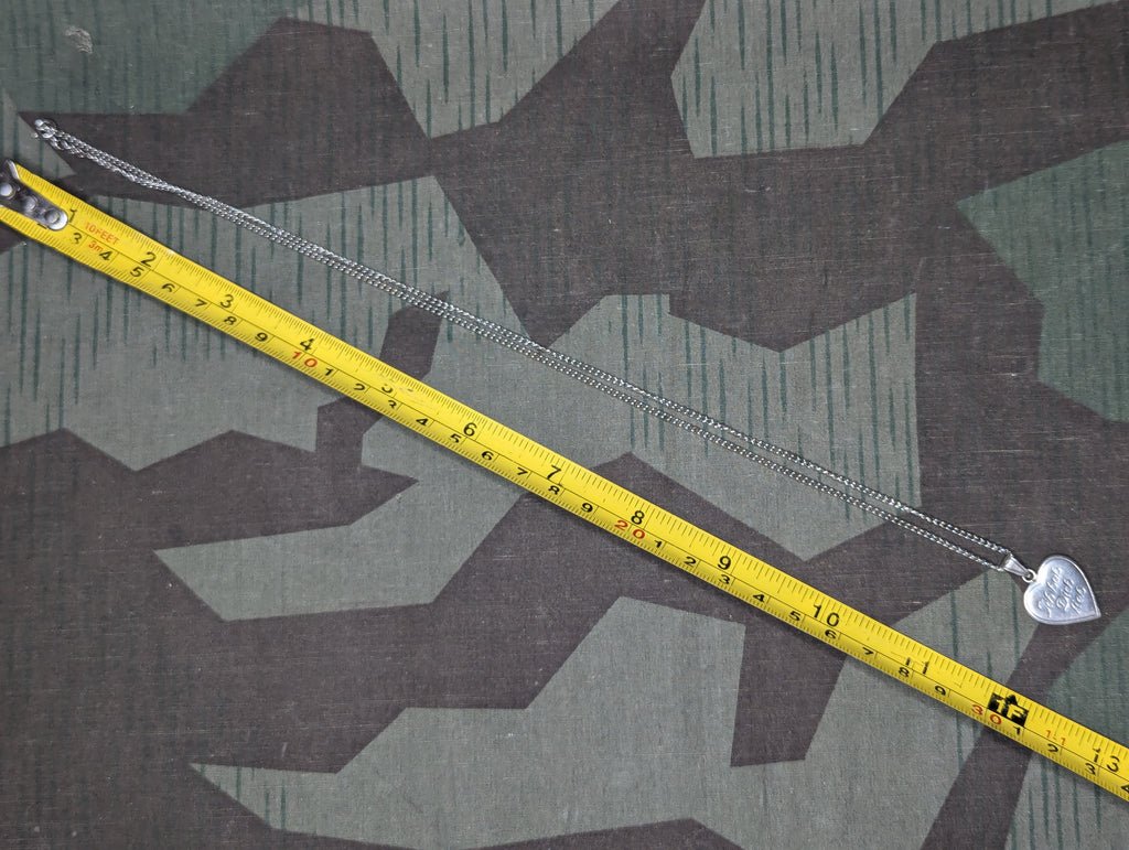 'Ich Hab Dich Lieb' Heart Necklace 835 — image 3