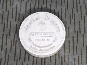 East German Menthol Dragees Container