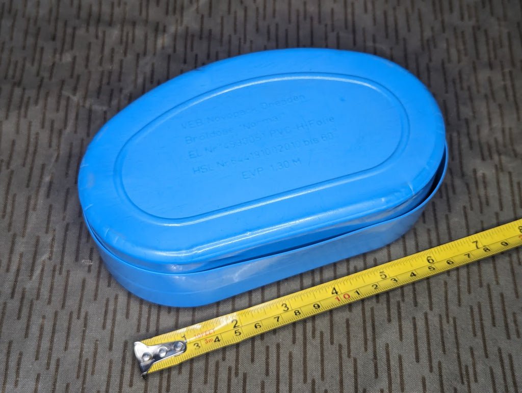 East German Blue Bread Container — image 2