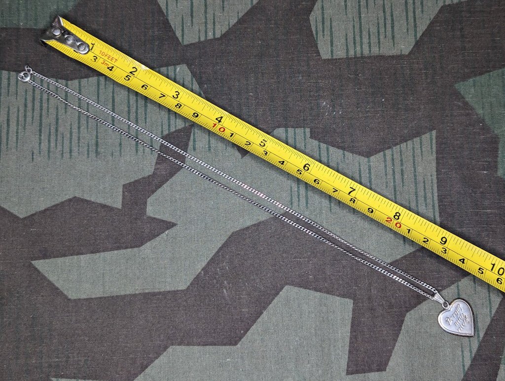 Vergiß Mich Nicht (Forget me not) Necklace Silver — image 4