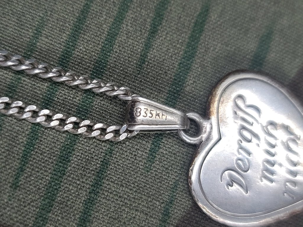 Vergiß Mich Nicht (Forget me not) Necklace Silver — image 5