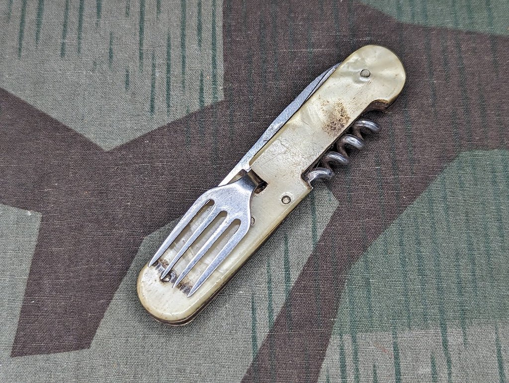 Russian Folding Fork, Knife, Corkscrew — image 5