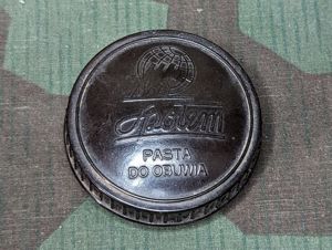 Polish Bakelite Container Pasta Do Obuwia Shoe Polish