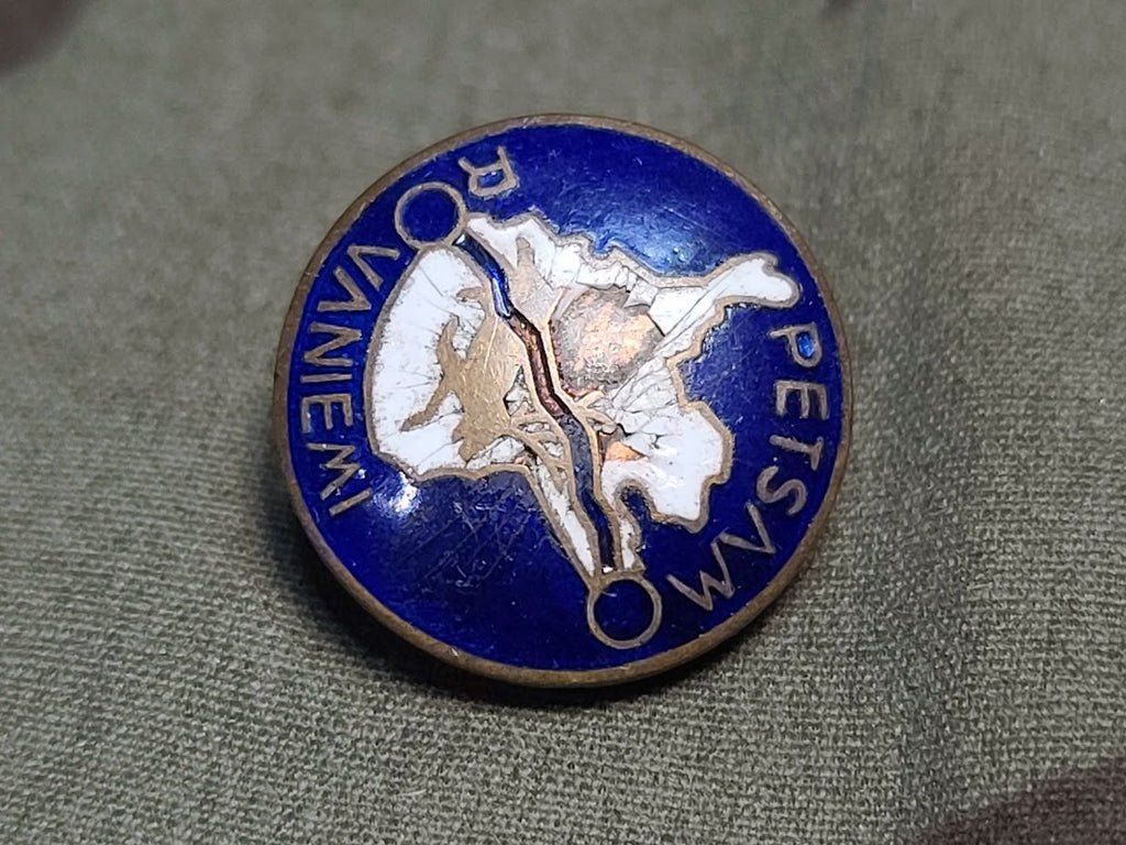 WWII Finland Northern Front Badge PETSAMO ROVANIEMI (AS-IS) — image 8