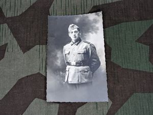 Enlisted Portrait Post Card France 1940