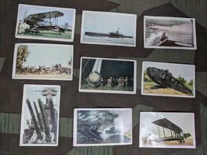 Lot of 9 Cigarette Cards