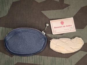 Blue Change Purse NOS