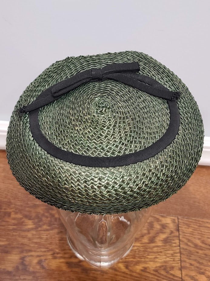 French Albouy Straw Tilt Hat — image 3