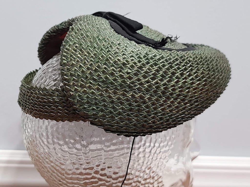 French Albouy Straw Tilt Hat — image 4