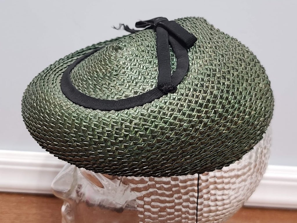 French Albouy Straw Tilt Hat — image 6