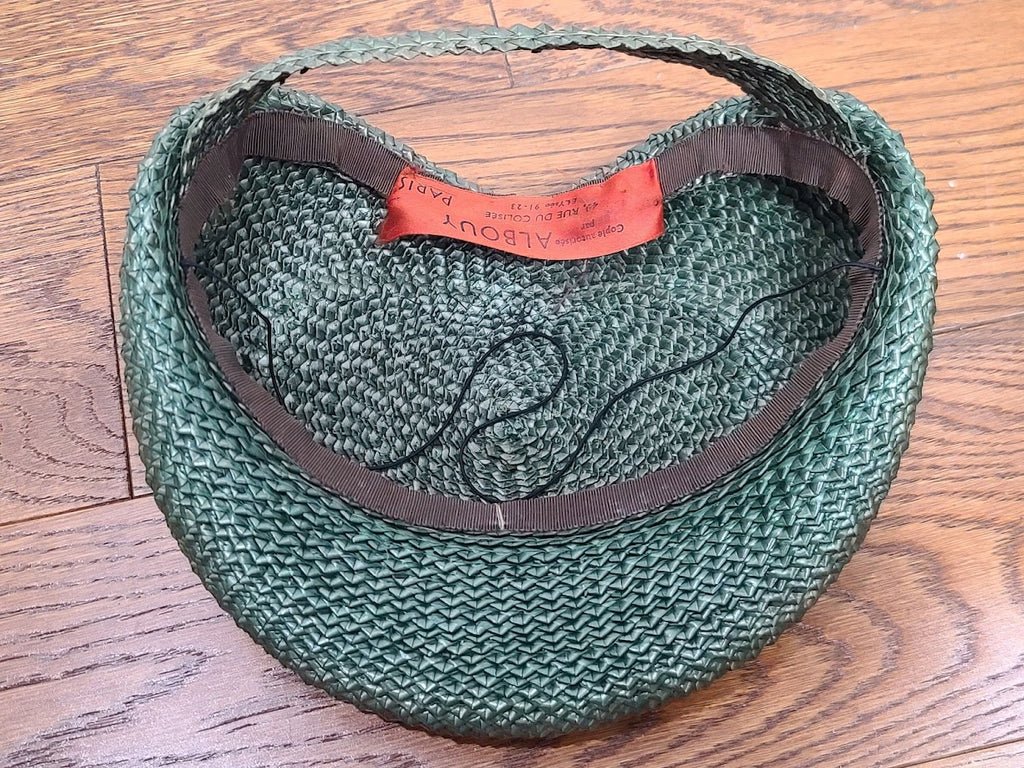 French Albouy Straw Tilt Hat — image 8