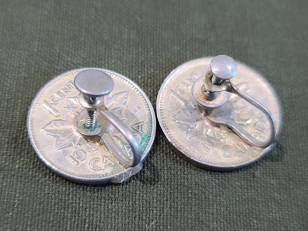 1940s Canadian Coin Earrings — image 4