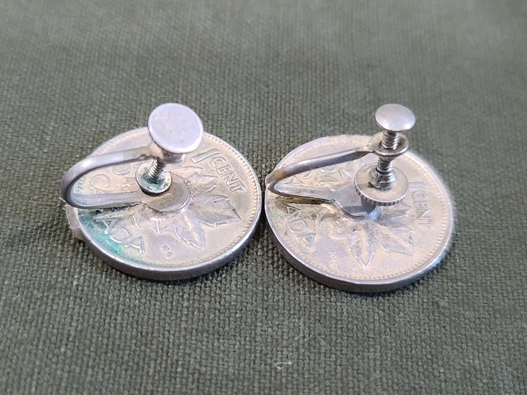 1940s Canadian Coin Earrings — image 5