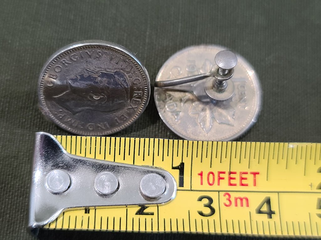 1940s Canadian Coin Earrings — image 6