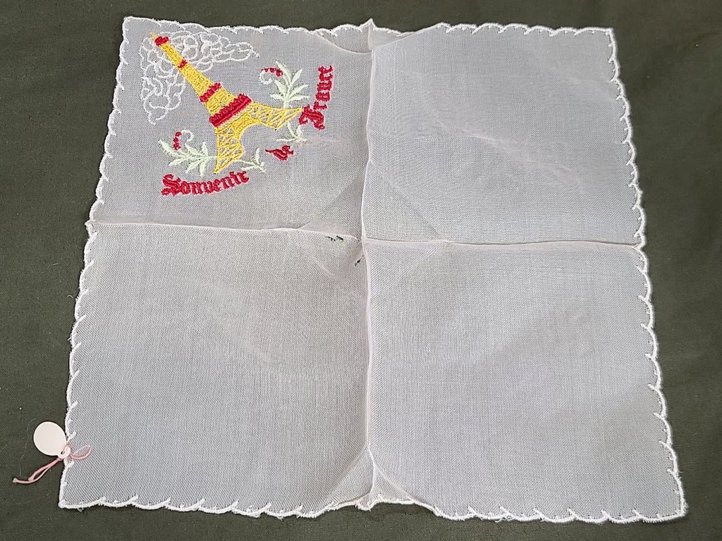 Souvenir de France Eiffel Tower Hankie — image 2