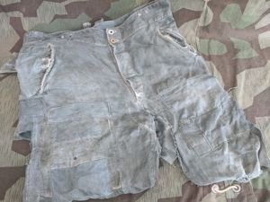 Well used Remnant of Original HBT Trousers