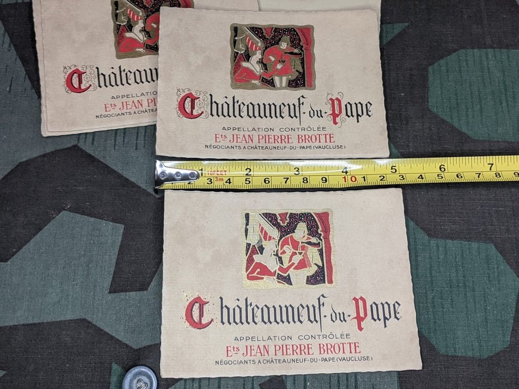 Wine Bottle Labels Chateauneuf du Pape — image 2