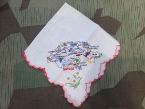 Switzerland Souvenir Hankie