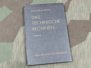 Arbietsfront 'Das Technische Rechnen' Book (The Technical Calculator)