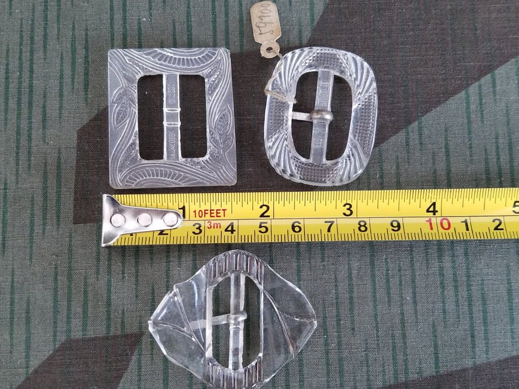 Czech Glass Belt Buckles (Set of 3) — image 2
