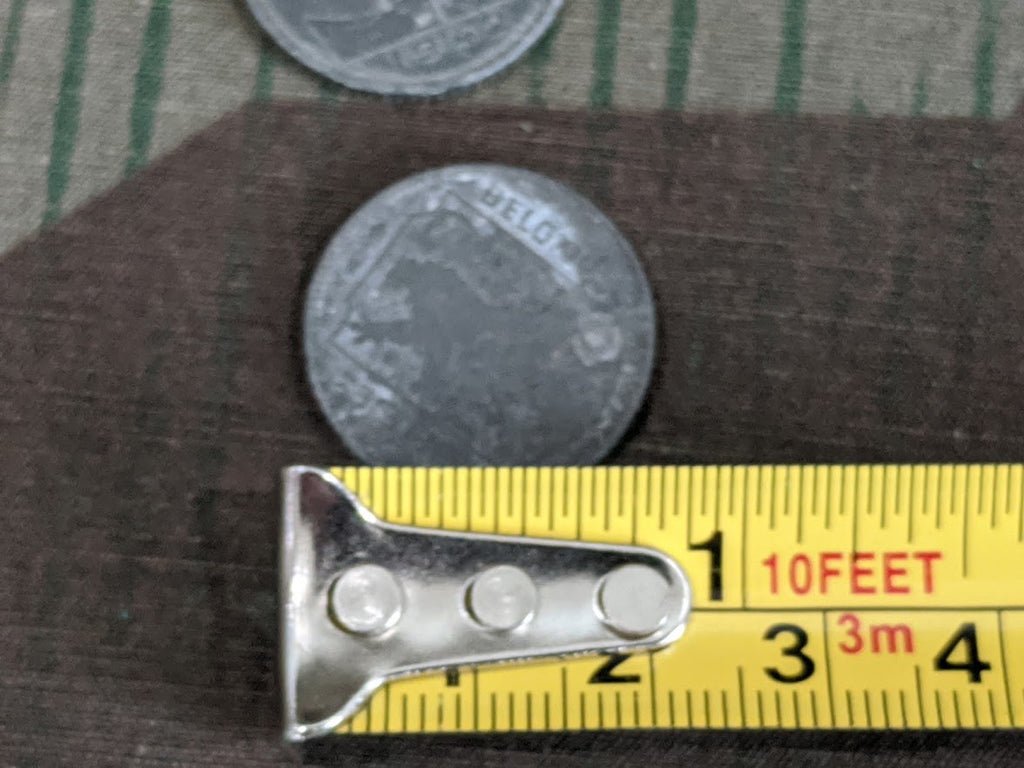 3 Wartime Belgian Coins — image 4