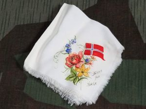 Norway Souvenir Hankie